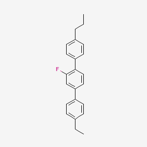 Chemical structure of 4''-Ethyl-2'-fluoro-4-propyl-1,1':4',1''-terphenyl