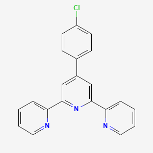 Chemical structure of 4'-(4-Chlorophenyl)-2,2':6',2''-terpyridine