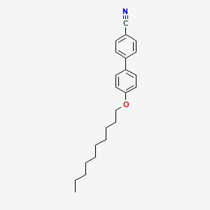 Chemical structure of 4'-(Decyloxy)-[1,1'-biphenyl]-4-carbonitrile