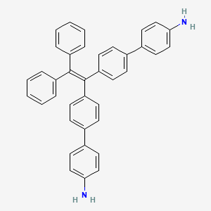 Chemical structure of 4',4'''-(2,2-diphenylethene-1,1-diyl)bis([1,1'-biphenyl]-4-amine)