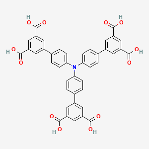 Chemical structure of Tris(3',5'-dicarboxy-4-biphenylyl)amine