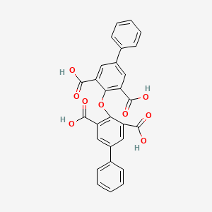 Chemical structure of 4',4"'-Oxybis(([1,1'-biphenyl]-3,5-dicarboxylic acid))