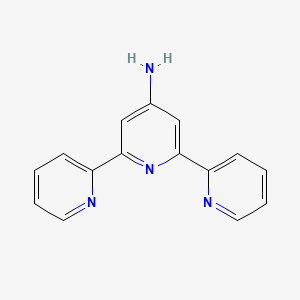 Chemical structure of 4'-Amino-2,2':6',2''-terpyridine