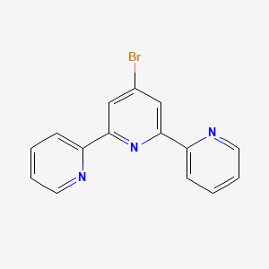 Chemical structure of 4'-Bromo-2,2':6',2''-terpyridine