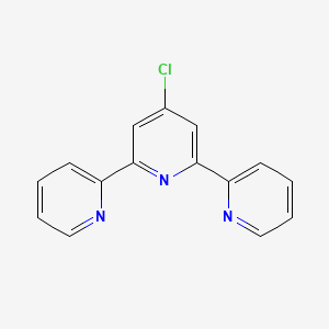 Chemical structure of 4'-Chloro-2,2':6',2''-terpyridine