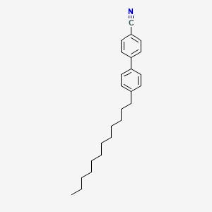 Chemical structure of 4'-Dodecyl-[1,1'-biphenyl]-4-carbonitrile