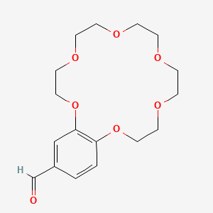 Chemical structure of 4'-Formylbenzo-18-crown 6-ether