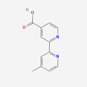 Chemical structure of 4'-Methyl(2,2'-bipyridine)-4-carboxylic acid