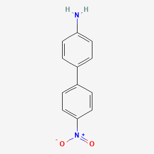 Chemical structure of 4-Amino-4'-nitrobiphenyl