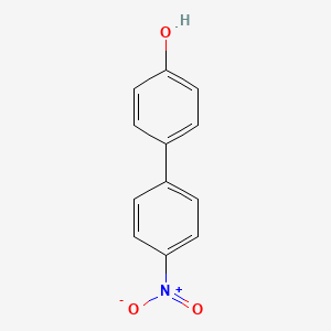 Chemical structure of 4-Hydroxy-4'-nitrobiphenyl