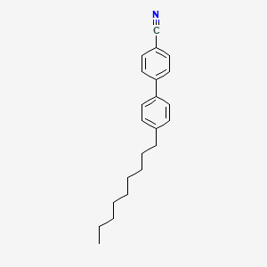 Chemical structure of 4'-Nonyl-[1,1'-biphenyl]-4-carbonitrile