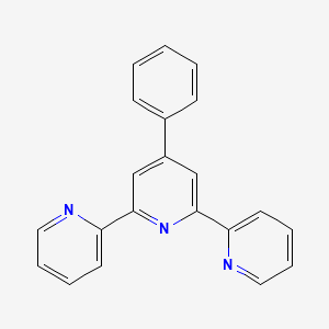 Chemical structure of 4'-Phenyl-2,2':6',2''-terpyridine