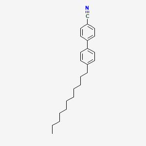 Chemical structure of 4'-Undecyl-[1,1'-biphenyl]-4-carbonitrile