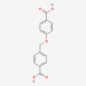 Chemical structure of 4-((4-Carboxybenzyl)oxy)benzoic acid