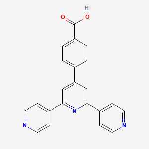 Chemical structure of 4-([4,2':6',4''-Terpyridin]-4'-yl)benzoic acid