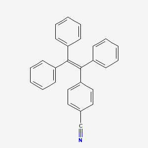 Chemical structure of 4-(1,2,2-Triphenylvinyl)benzonitrile