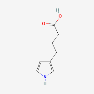 Chemical structure of 4-(3-Pyrrolyl)butyric acid