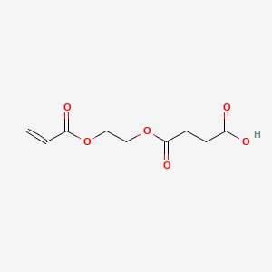 Chemical structure of Acryloyloxyethyl succinate
