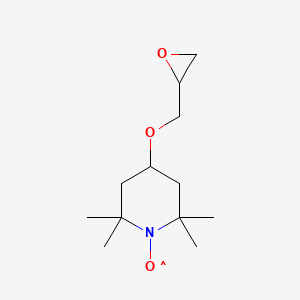 Chemical structure of 4-(2,3-epoxypropoxy)-TEMPO