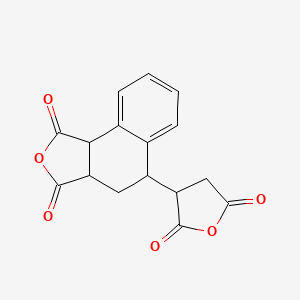 Chemical structure of 4-(2,5-Dioxotetrahydrofuran-3-yl)-1,2,3,4-tetrahydronaphthalene-1,2-dicarboxylic anhydride