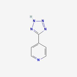 Chemical structure of 5-(4-Pyridyl)-1H-Tetrazole