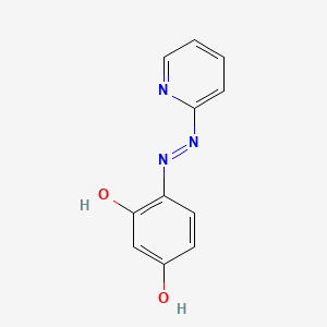 Chemical structure of 4-(2-Pyridylazo)Resorcinol