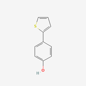 Chemical structure of 4-(2-Thienyl)phenol