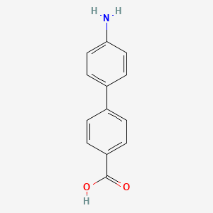 Chemical structure of 4-(4-AMinophenyl)benzoicacid