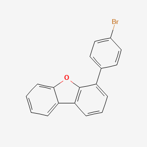 Chemical structure of 4-(4-BroMo-phenyl)-dibenzofuran