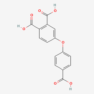 Chemical structure of 4-(4-Carboxyphenoxy)phthalic acid