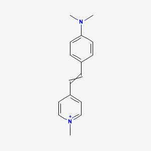 Chemical structure of 4-(4-Dimethylaminostyryl)-1-methylpyridinium