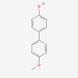 Chemical structure of 4-(4-Methoxyphenyl)phenol