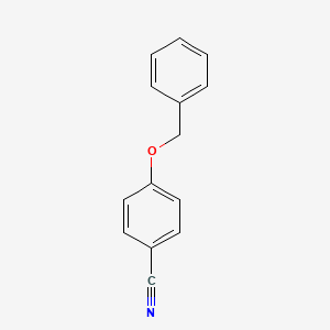 Chemical structure of 4-Benzyloxybenzonitrile