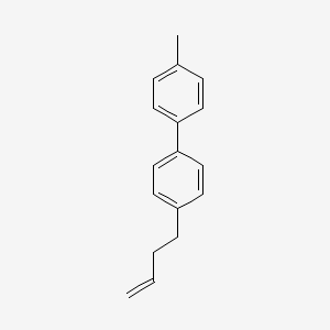 Chemical structure of 4-(3-Buten-1-yl)-4'-methylbiphenyl