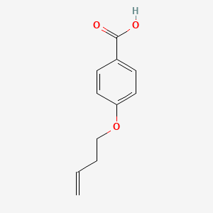 Chemical structure of 4-(3-Butenyloxy)benzoic acid