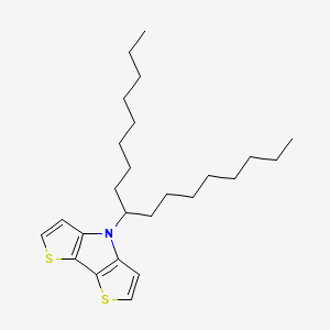 Chemical structure of 4-(Heptadecan-9-yl)-4H-dithieno[3,2-b:2',3'-d]pyrrole