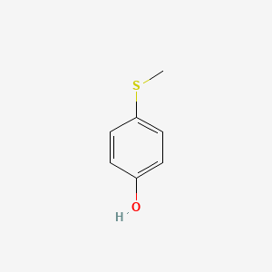 Chemical structure of 4-(Methylthio)phenol