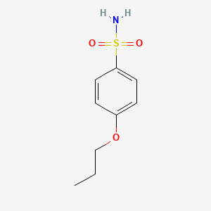 Chemical structure of 4-(Pyridin-1-ium-1-yl)butane-1-sulfonate