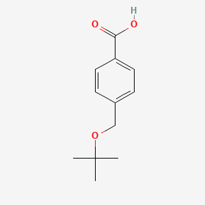 Chemical structure of 4-(Tert-butoxymethyl)benzoic acid