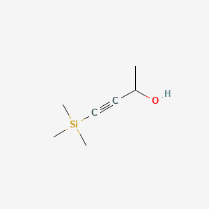 Chemical structure of 4-(Trimethylsilyl)but-3-yn-2-ol