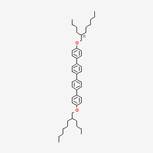 Chemical structure of 4,4'''-Bis((2-butyloctyl)oxy)-1,1':4',1'':4'',1'''-quaterphenyl