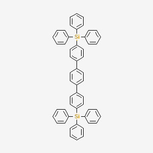 Chemical structure of 4,4''-Bis(triphenylsilyl)-1,1':4',1''-terphenyl