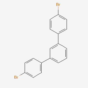 Chemical structure of 4,4''-Dibromo-1,1':3',1''-terphenyl