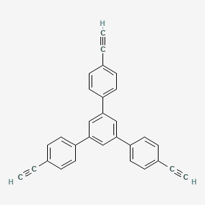 Chemical structure of 1,3,5-Tris(4-ethynylphenyl)benzene