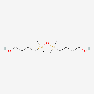 Chemical structure of 1,3-Bis(4-hydroxybutyl)tetramethyldisiloxane