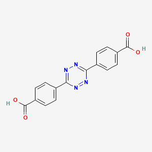 Chemical structure of 4,4'-(1,2,4,5-Tetrazine-3,6-diyl)dibenzoic acid