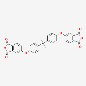 Chemical structure of 4,4'-(4,4'-Isopropylidenediphenoxy)diphthalic anhydride