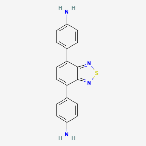 Chemical structure of 4,4'-(Benzo[c][1,2,5]thiadiazole-4,7-diyl)dianiline