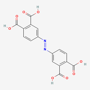 Chemical structure of 4,4'-(Diazene-1,2-diyl)diphthalic acid