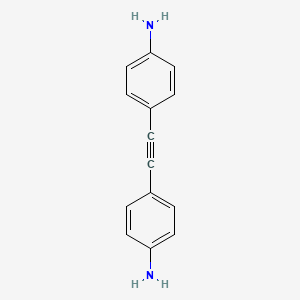Chemical structure of Bis(4-aminophenyl)acetylene